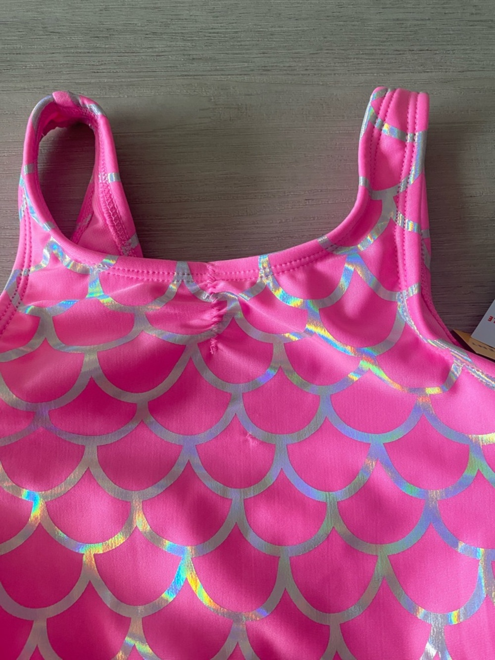 Cat & Jack Hot Pink Girls Tutu Swimsuit - Picture 2 of 6